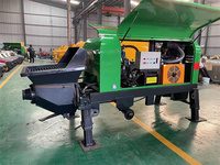 Pompe à béton diesel haute performance QWP30S Chinaway, productivité de 25 m³/h pour chantier, mortier et granulats lourds