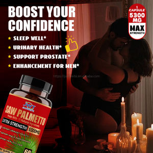 Cápsulas de Saw Palmetto Personalizadas OEM, Bloqueador de DHT, Salud Prostática, Suplemento Dietético Masculino, Crecimiento del Cabello para Hombres y Mujeres - Product Image 5