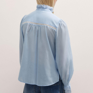 2025 estate nuovo Design <span class=keywords><strong>camicia</strong></span> da donna con bottoni a maniche lunghe da donna - Product Image 4