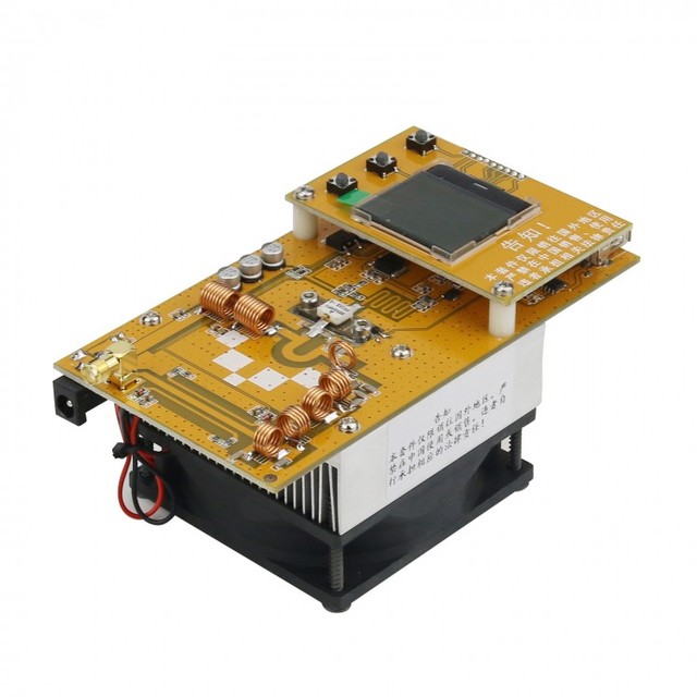 30W PLL FM Stereo Transmitter LED Screen Digital Radio Transmitter for Wireless Infrastructure Equipment Frequency Range