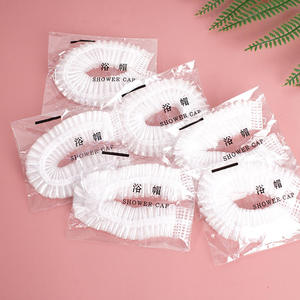 Traitement des cheveux imperméable PE jetable clair cheveux bonnet <span class=keywords><strong>de</strong></span> douche <span class=keywords><strong>pour</strong></span> femmes cheveux Spa Salon hôtel voyage <span class=keywords><strong>bonnets</strong></span> <span class=keywords><strong>de</strong></span> douche - Product Image 4