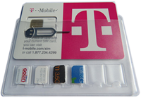 Benutzer definiertes Logo Universal Transparenter Kreditkarten halter mit 5 Sim-Karten taschen
