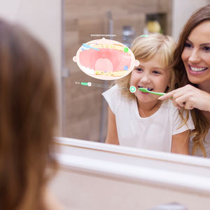 Dernier Miroir de Maquillage Intelligent Vercon LED réglable Haut-parleur Bluetooth Android Spotify Toutes <span class=keywords><strong>les</strong></span> Fonctionnalités - Product Image 3