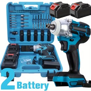 Llave de <span class=keywords><strong>Impacto</strong></span> Inalámbrica de <span class=keywords><strong>3</strong></span>/8\", <span class=keywords><strong>Pistola</strong></span> de <span class=keywords><strong>Impacto</strong></span> Eléctrica con Torque Máximo de 330 Ft-lbs (450 N.m), Batería y <span class=keywords><strong>4</strong></span> Dados - Product Image 3