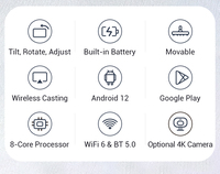 21.5 24 27 32 pouces écran tactile support Smart Tv Lcd écran tactile moniteur Android enroulable mobile Tiktok dispositif de diffusion
