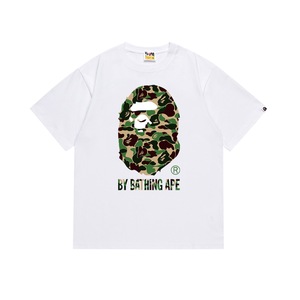 Nouveau <span class=keywords><strong>T</strong></span>-<span class=keywords><strong>shirt</strong></span> décontracté <span class=keywords><strong>streetwear</strong></span> pour homme Bapees Premium 2026, coupe classique, style hip-hop |   Tissu en coton tissé 100% 300g à imprimé camouflage requin Laser Ape - Product Image 2