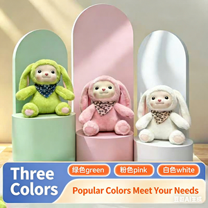 Conejo robot de peluche con IA, juguete interactivo inteligente con ojos LED y control por voz, compañero recargable por USB para niños y niñas, regalos/hogar inteligente - Product Image 6