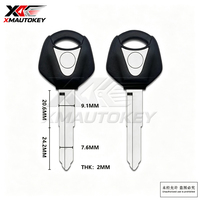 Clés de moto pour YAMAHA YZF XJR1300 FJR1300 MT09 MT07 XJ6 TMax FZ6 FZ8 R3 R1 R6, clé de moto avec puce détachable