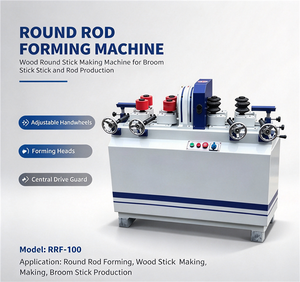 Automatic Wood Round Stick Making Machine <b>Wooden</b> <b>Broom</b> <b>Handle</b> Making Machine - Product Image 5