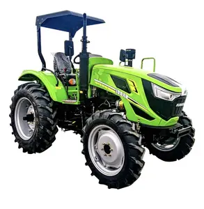 El nuevo tractor con 80HP50HP caballos de fuerza está recién listado y es comúnmente utilizado por nuevos usuarios agrícolas. 4*4
