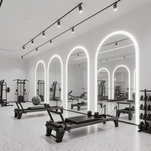 Espejo de Pared LED de Cuerpo Entero <span class=keywords><strong>para</strong></span> Gimnasio, Yoga, Estudio, Espejo - Product Image 1
