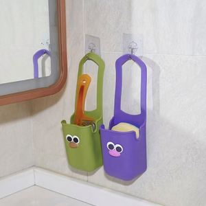 Porte-gobelet multifonctionnel en silicone imprimé UV motif dessin animé, sac de rangement pour poussette, vélo, cuisine, salle de bain - Product Image 3
