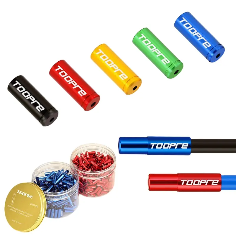 TOOPRE Aluminum Alloy MTB Road Bicycle Brake Shifter 4/5mm Cable Ends Line Cap Wire Tube Plugs Bicycle Other Parts