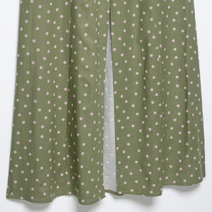ZATRHMBM <span class=keywords><strong>Vestido</strong></span> <span class=keywords><strong>Midi</strong></span> Elegante Retro con <span class=keywords><strong>Tirantes</strong></span> y Estampado de Puntos, Nueva Moda de Verano 2026 para Mujer - Product Image 6