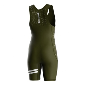 Trajes de Lucha Libre en Oferta, Ropa Deportiva para Gimnasio, Traje de Entrenamiento Personalizado con Logotipo, Traje de Levantamiento de Pesas - Product Image 4