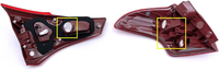 Feux arrière extérieurs et intérieurs de style OE, nouvelle version USA, pour Toyota RAV4 2013-2015 81550-0R030 81580-0R010 81590-0R010