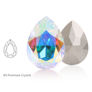 คริสตัลเซลิน่า K9 หลากสีทรงหยดน้ำ ประดับเพชรสำหรับเครื่องประดับเสื้อผ้า ตกแต่งเล็บ รองเท้า หมวก กระเป๋า <span class=keywords><strong>ชุด</strong></span>แต่งงาน - Product Image 4