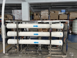 محطة معالجة المياه الصناعية المالحة بتقنية التناضح العكسي، جهاز تنقية المياه بسعة 6000 لتر/ساعة، إنتاجية مخصصة، ضمان لمدة سنة، تخزين المياه - Product Image 4