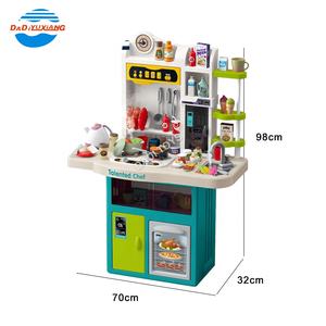 Luce di musica simulata <span class=keywords><strong>a</strong></span> spruzzo armadi da cucina casa <span class=keywords><strong>Chef</strong></span> di casa nuovo Design per cucinare giocattoli da cucina ragazze giocattoli per bambini 105 pezzi - Product Image 4