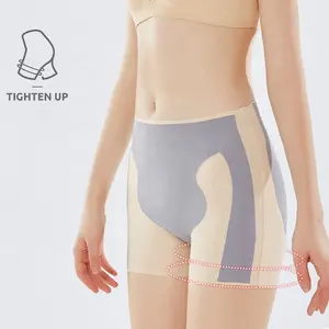 Skin-friendly Soft Hot Slim Fitness Ice Silk Seamless Body Shaper Short Panties For Women Tummy Control Shapewear Shorty Legging