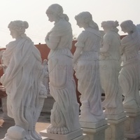 Statue de acheter automatique de marbre blanc, Statue de jardin grec
