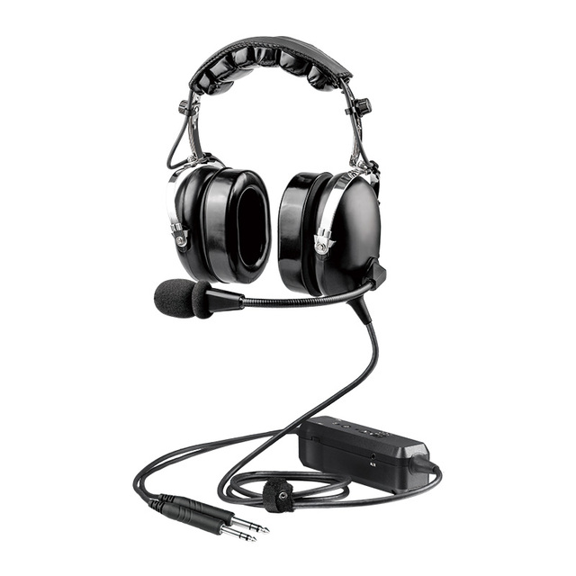 Stereo OEM Pilot Headset with Active Noise Cancellation IPX-3 Waterproof Dynamic Driver BT for Aviation Travel Mobile Phone Use