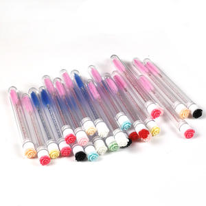 Sikat pembersih bulu mata nilon Label pribadi dengan tongkat tabung maskara wadah tabung sikat pembersih bulu mata - Product Image 5