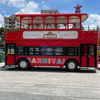 Nouvelle annonce : Bus à deux étages, toit ouvert, fourgon de restauration, caravane, USA