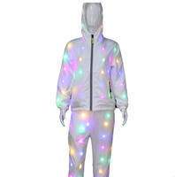 Vêtements lumineux à LED, accessoires pour la course nocturne, veste lumineuse avec lumières LED, robe de performance pour la danse