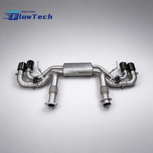 ระบบท่อไอเสีย FlowTech SS304 Valvetronic Axle-Back พร้อมวาล์วควบคุมแบบ OEM ความหนา 1.5 มม. ผิวเรียบ สำหรับ Chevrolet Corvette C8 6.2L - Product Image 5