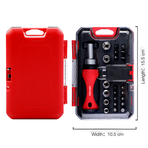 ชุดเครื่องมือซ่อมขนาดกะทัดรัดแบบพกพา23ชิ้นชุดดอกไขควงหลายตัวสำหรับ Ph2เฟอร์นิเจอร์คอมพิวเตอร์จักรยาน - Product Image 4