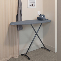 Station de repassage de qualité pour hôtel, planche à repasser pliable, support de fer à repasser réglable, avec porte-vêtements pour salle de bain et armoire