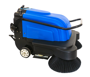 Máquina barredora de suelo con batería, dispositivo eléctrico de limpieza de polvo de suelo con agua, para taller, barrido automático - Product Image 1