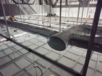 Tissu d'isolation en éponge en caoutchouc de Style industriel de haute qualité couche d'isolation de conduit d'air facile à installer hôpital flexible élevé