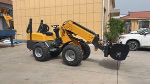 Maquinaria para Movimiento de Tierras Th180, Cargadora Frontal 4x4 de 5 Ruedas para Uso Agrícola Pequeño, con Bajas Emisiones - Product Image 4