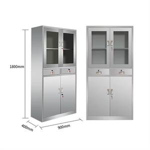 Armadietto dei medicinali per ufficio medico armadietti di vetro per deposito ufficio per il tempo libero 3 schedario dentale - Product Image 5