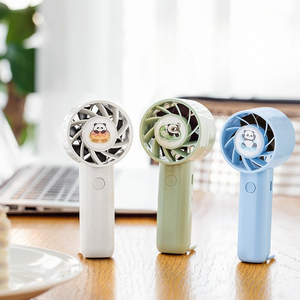 Kipas genggam USB portabel, kipas meja Mini tanpa sikat kecepatan tinggi, layar LED, dapat diisi ulang, hadiah <span class=keywords><strong>Promo</strong></span> Logo kustom - Product Image 2