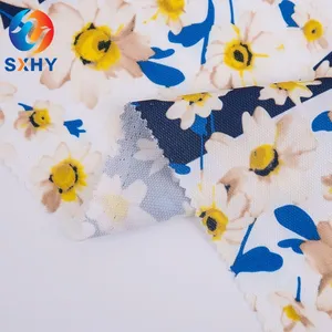 Tecidos de algodão personalizados 100gsm, tecido estampado digital de animais de algodão c100 40x40 110x70