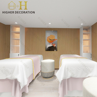 Vitrine d'exposition cosmétique à éclairage LED, présentoir pour produits de soin de la peau, design personnalisé pour boutique de beauté