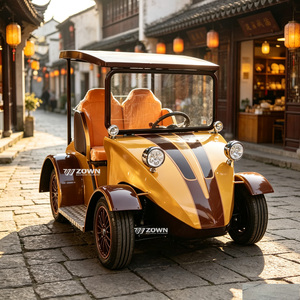 Full Safety Protection Antique Classic <b>Electric</b> Vintage Sightseeing <b>Car</b> 5‑1<b>2</b> <b>Seater</b> Vehicle For Theme Park Operation - Product Image 1