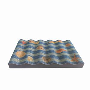 Resistente graffio per gatti ondulato a forma di onda con Design ispirato all'oceano, molatura ad artiglio, un ottimo giocattolo per gatti - Product Image 1