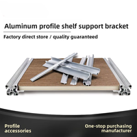 Meilleures ventes 2026 Support de profilé aluminium pour laminaire, Plaque de fixation 2020, Fixation 3030, Argent, Longueur 1m, Pour découpe et soudure de bureau