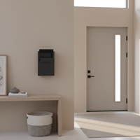 Boîte aux lettres en acier galvanisé durable, pour extérieur, étanche, autoportante, capacité de 5 à 30 kg, revêtement en poudre, design personnalisable, mondial