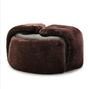 Gorro Lei Feng para hombre, gorro de invierno plegable con forro polar cálido para exteriores, con orejeras, para personas de mediana edad y mayores - Product Image 2