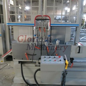 China fábrica de doble cabeza <span class=keywords><strong>VI</strong></span> cortar la puerta de la ventana máquina para hacer de perfil de aluminio de la venta caliente - Product Image 2
