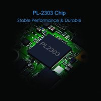 OEM/ODM PL2303 puce USB AM RS232 vers DB9 9 broches femelle câble série plaqué or prise en charge Windows Linux Mac OS