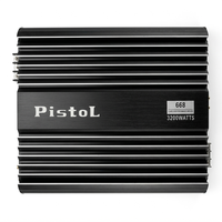 Amplificateur de voiture 4 canaux 12-24V 70W*4 RMS pour toutes les berlines, camions et bus PISTOL C668