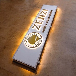 Số Bảng chữ cái áp dụng cho tên của chuỗi cửa hàng, nhà hàng và công ty xây dựng bảng hiệu kim loại 3D đèn nền tường - Product Image 3