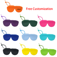 Sac de rangement pour lunettes en silicone, housse de protection pour lunettes de vue et lunettes de soleil, étui à lunettes unisexe