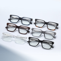 Vente en gros de lunettes de protection contre la lumière bleue classiques personnalisables, tendance, populaires, style Ins, montures carrées unisexes